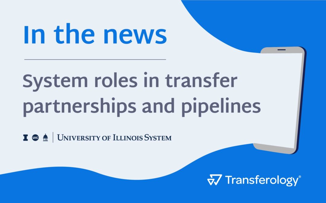 In the news: System roles in transfer partnerships and pipelines