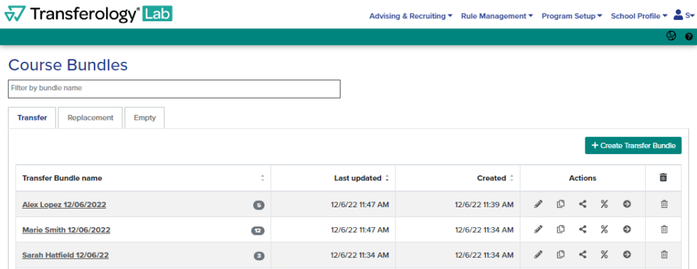 Transferology® – Nationwide transfer network – CollegeSource